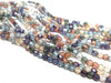 BD378 - 38 pcs Czech Glass Fire Polish Round Faceted Beads - 4mm - Assortment - Hole Size: 0.8mm - Firepolish - Variety Pack - Mix - Luster
