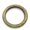 J110 - 100 pcs Antique Bronze Soldered Closed Jump Rings - 8mm - 17 Gauge (1.4mm Thick)
