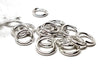 J230 - 100 pcs Silver Plate Jump Lock - 6mm - 18 Gauge - Beadsmith - Silver Plated - Anti-Tarnish Coating!