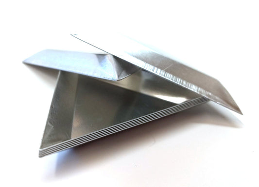 BD580 - 12 pcs. Aluminum Metal Sorting Trays for Beads, Charms, Crafts - 3 1/4" inch (8.25 cm) - BeadSmith - Jewelry Tools - Dozen