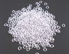 J001 - 100 pcs Silver Plated Open Jump Rings - 3mm - 25 Gauge (0.5mm Thick)