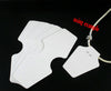 S010 - 50 pcs. White Paper Jewelry Necklace Bracelet Display Cards Tags Hangers Labels - 125mm x 50mm (4.92" x 2")