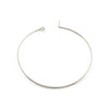 W001 - 20 pcs. 304 Stainless Steel Wine Charm / Earwire Hoop Rings - 34mm - 21 Gauge (0.7mm Thick) - Hypoallergenic! Tarnish Resistant!