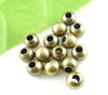 BD380 - 200 pcs Antique Bronze Alloy Smooth Ball Spacer Beads- 6mm