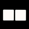 S011 - 50 pcs. White Cardboard Paper Jewelry Earrings Earring Rectangle Display Cards Tags Labels - 2 Holes- 50mm x 50mm (2" x 2")