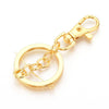CL115 - 10 pcs. Golden Tone Lobster Swivel Clasp and Key Ring - 73mm (2.87 inch) - Claw Clasps
