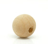 BD433 - 300 pcs Natural Wooden Wood Round Spacer Beads - 10x9mm (3/8") - 10mm x 9mm - Hole Size: 2.8mm