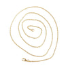 N043 - 12 pcs. Gold Plated Cable Chain Link Necklaces 18" - (3mm x 2mm) - Lobster Clasps - Claw Clasps - 3x2mm - 2x3mm