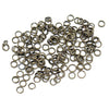 J236A - 100 pcs Bronze Tone Split Double Loop Open Jump Rings - 4mm - 22 Gauge