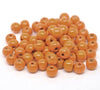 BD324 - 200 pcs Orange Wooden Wood Round Spacer Beads - 10x9mm