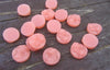 CA049C - 500 pcs Druzy Resin Embellishment Cabochons Round Circle Salmon Pink - 12mm