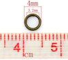 J236 - 1000 pcs Bronze Tone Split Double Loop Open Jump Rings - 4mm - 22 Gauge