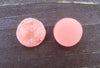CA049C - 500 pcs Druzy Resin Embellishment Cabochons Round Circle Salmon Pink - 12mm