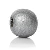 BD326 - 200 pcs Silver Gray Wooden Wood Round Spacer Beads - 10x9mm