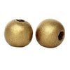 BD327 - 200 pcs Golden Bronze Wooden Wood Round Spacer Beads - 10x9mm - Gold