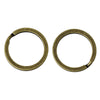 J238 - 100 pcs. Antique Bronze Split Rings Key Rings - 20mm (0.79 inch)