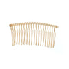 H035 - 10 pcs. - Gold Plated Hair Combs - 78mm x 38mm (3.07" x 1.5")