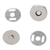 BU009 - 20 sets Silver Tone Magnetic Snap Clasps - 14mm