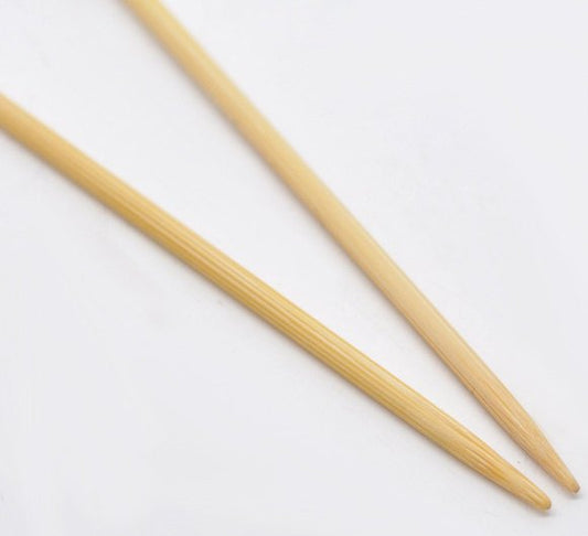T016 - 1 set Bamboo SP Knitting Needle - 9.1" - 23cm - US Size 3 - 3.5mm