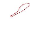 U020 - 1 Roll - 100yards - 300ft - Red White Striped Sewing Threading Thread Cotton Cord - 1.5mm - Baker's Twine