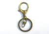 CL125 - 10 pcs. Antique Bronze Lobster Swivel Clasp and Key Ring - 69 x 30mm (2.72 inch) - Claw Clasps