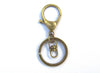 CL125 - 10 pcs. Antique Bronze Lobster Swivel Clasp and Key Ring - 69 x 30mm (2.72 inch) - Claw Clasps