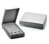 S015 - 1 pc. Silver Grey Gray Flower Pattern - Watch Gift Display Box Case - 15cm x 10.5cm x 3.5cm (5.9in x 4.13in x 1.38in) - Fits European Beads