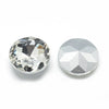 CA933 - 10 pcs. Glass Rhinestone Assortment Faceted Rhinestone Cabochons - Glass Pointed Back - 12mm