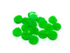 CA059 - 10 pcs Druzy Resin Embellishment Cabochons Lime Green - 12mm