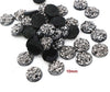 CA200 - 10 pcs Assortment of Druzy Resin Embellishment Cabochons - 10mm - Dome Circle - Variety - Mix of Colors!