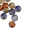 CA345 - 10 pcs Circle Planets Solar System Universe Glass Round Dome Seals Tiles Cabochons - 10mm (3/8 in)