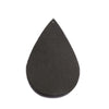 P267 - 10 pcs. Green Snake Skin Faux Leather Dangle Charms Pendants - Teardrop - 55mm (2.17")