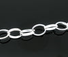 B008 - 10 pcs. Silver Plated Chain Link Bracelets with Lobster Clasps - 7 7/8 in (20 cm) - Style C - Claw Clasps