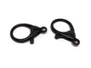 CL073- 10 pcs. Black Plated Copper Lobster Clasps - 35mm X 25mm (1.38 inch) - Claw Clasps