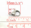 CL079 - 10 pcs. 304 Stainless Steel Lobster Clasps - 16mm x 10mm - Claw Clasps - Hypoallergenic! Tarnish Resistant!