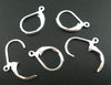 E068 - 60 pcs (30 pairs) Silver Plated Lever back Earrings - 16mm x 10mm