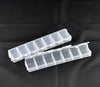 J004 -1500 pcs. Silver Plated Open Jump Rings- 3mm to 8mm - Assortment Box