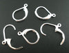 E068A - 20 pcs (10 pairs) Silver Plated Lever back Earrings - 16mm x 10mm