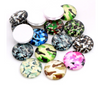 CA507 - 10 pcs Assortment of Circle Camouflage Pattern Glass Round Dome Seals Tiles Cabochons - 12mm - Style B