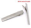 H048 - 20 pcs. - Silver Tone Barrettes Prong Hair Clips - 57mm x 9mm (2.24" x 0.35") - MEDIUM