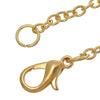 B010 - 10 pcs. Gold Plated Chain Link Bracelets with Lobster Clasps - 8 1/4 in (21 cm) - Style A - Claw Clasps