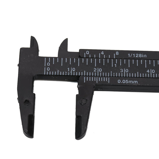 T031 - 1 pc. Black Vernier Caliper - Measuring Tool - Range: 0-80mm - 110mm x 44mm