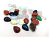 CA714 - 10 pcs Assortment of Stone Embellishment Cabochons - 14x10mm - Teardrop - 14mm x 10mm