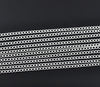 N023 - 10M (32.8 Ft) - Silver Plated Open Link Chain - 5mm x 3.3mm