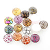 CA387 - 10 pcs Assortment of Circle Animal Pattern Glass Round Dome Seals Tiles Cabochons - 10mm - Set 1