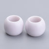 BD531 - 100 pcs White Smooth Acrylic Ball Spacer Beads - 12mm - Large Hole: 5.5mm - Fits European Cords and Paracord!
