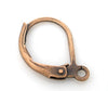 E014 - 20 pcs (10 pairs) Copper Tone Leverback Earrings - 16x10mm