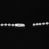 N3001 - 12 pcs. Silver Plated Ball Chain Necklaces - 80cm (31.5") - 2mm Ball