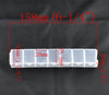 J004 -1500 pcs. Silver Plated Open Jump Rings- 3mm to 8mm - Assortment Box
