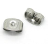 E225 - 10 pcs. (5 pairs) 304 Stainless Steel Earring Cone Posts Settings Studs - 15mm x 8mm - Hypoallergenic! - Great for 8mm Cone Rhinestones!